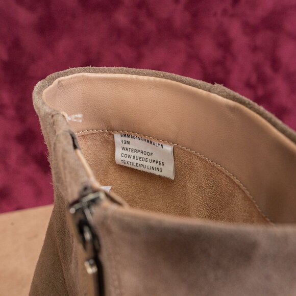 Blondo Women Tan Emma Waterproof Western Cowboy Ankle Fashion Boots sz 12 - Picture 7 of 8